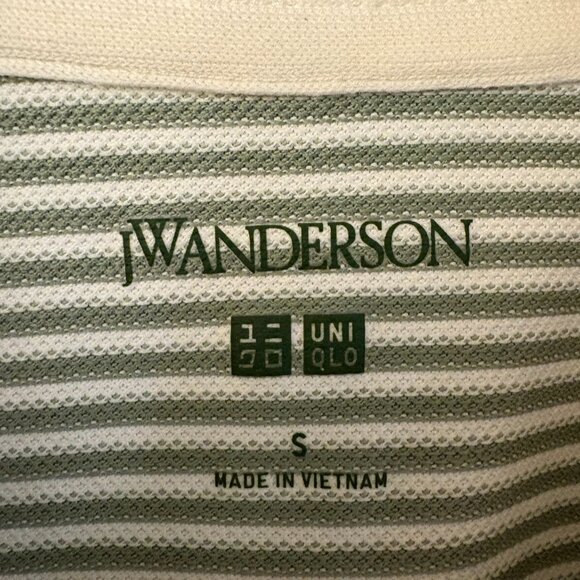 JW ANDERSON x Uniqlo Dry Pique Striped Polo Shirt - Picture 4 of 5